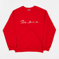 Polar Signature Crewneck Sweatshirt - Red thumbnail