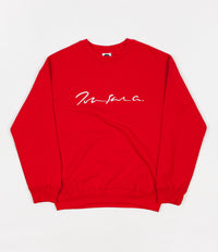 Polar Signature Crewneck Sweatshirt - Red