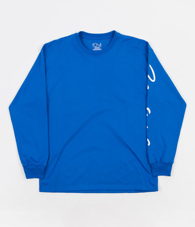 Polar Signature Long Sleeve T-Shirt - 80's Blue