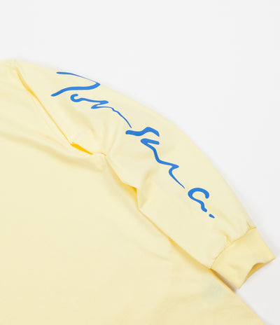 Polar Signature Long Sleeve T-Shirt - Light Yellow