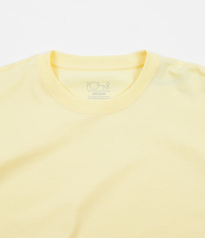 Polar Signature Long Sleeve T-Shirt - Light Yellow