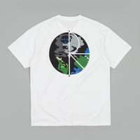 Polar Smoking Lady Fill Logo T-Shirt - White thumbnail