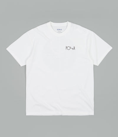 Polar Smoking Lady Fill Logo T-Shirt - White