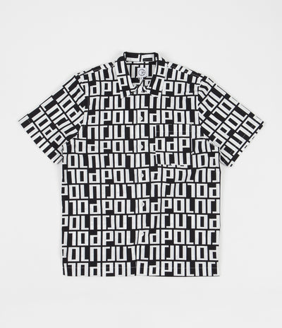 Polar Square Logo Shirt - Black / White