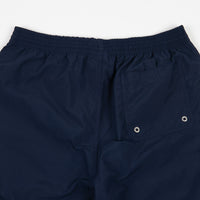 Polar Square Stripe City Swim Shorts - Navy / Green thumbnail