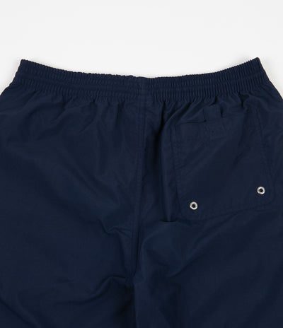 Polar Square Stripe City Swim Shorts - Navy / Green