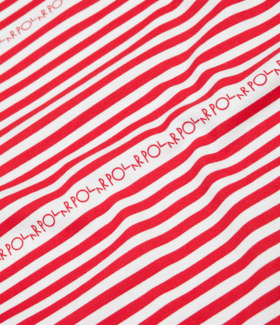 Polar Stripe Logo T-Shirt - Red