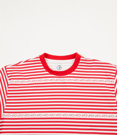 Polar Stripe Logo T-Shirt - Red