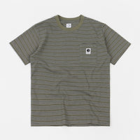 Polar Stripe Pocket T-Shirt - Army Green thumbnail