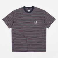 Polar Stripe Pocket T-Shirt - Navy thumbnail