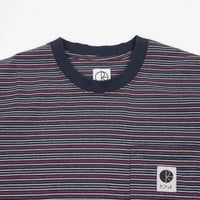 Polar Stripe Pocket T-Shirt - Navy thumbnail