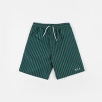 Polar Stripe Swim Shorts - Dark Green thumbnail