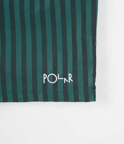 Polar Stripe Swim Shorts - Dark Green