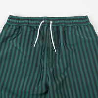 Polar Stripe Swim Shorts - Dark Green thumbnail