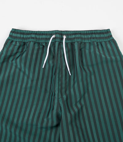 Polar Stripe Swim Shorts - Dark Green