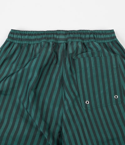 Polar Stripe Swim Shorts - Dark Green