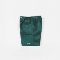 Polar Stripe Swim Shorts - Dark Green thumbnail