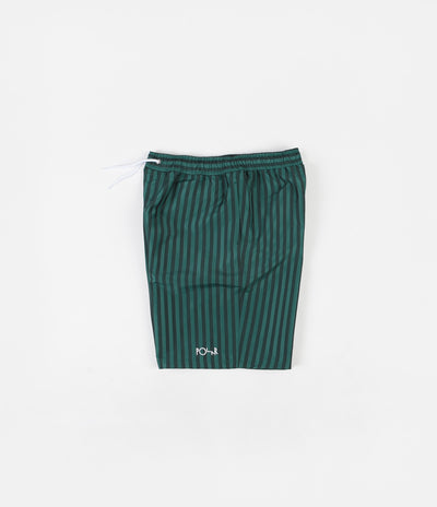 Polar Stripe Swim Shorts - Dark Green