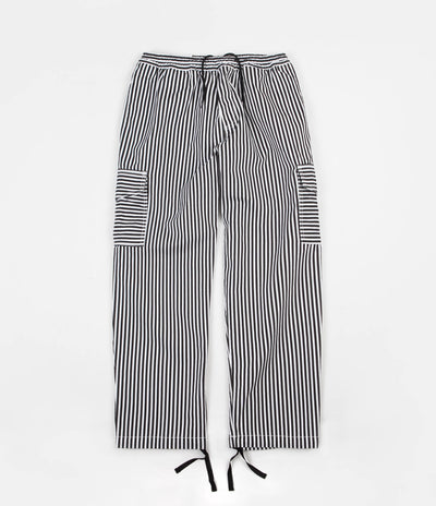 Polar Striped Cargo Pants - White / Black