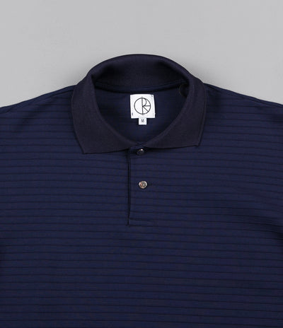 Polar Striped Pique Shirt - Navy