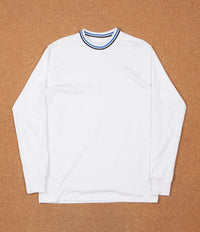 Polar Striped Rib Long Sleeve T-Shirt - White