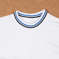 Polar Striped Rib Long Sleeve T-Shirt - White thumbnail