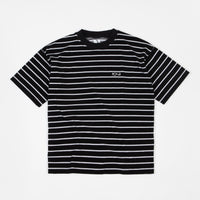 Polar Striped Terry Surf T-Shirt - Black / Light Grey thumbnail