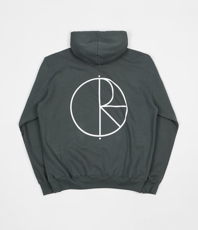 Polar Stroke Logo Hoodie - Grey Green