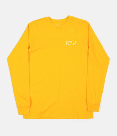 Polar Stroke Logo Long Sleeve T-Shirt - Yellow