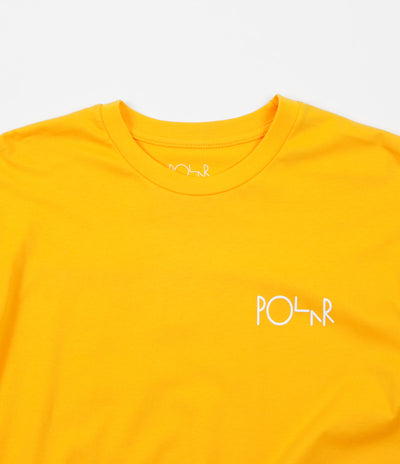 Polar Stroke Logo Long Sleeve T-Shirt - Yellow