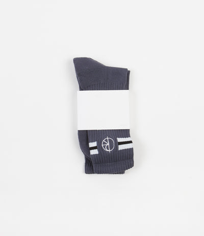 Polar Stroke Logo Socks - Grey