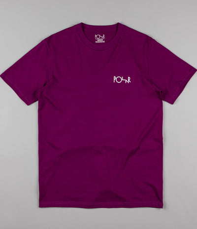 Polar Stroke Logo T-Shirt - Dark Prune