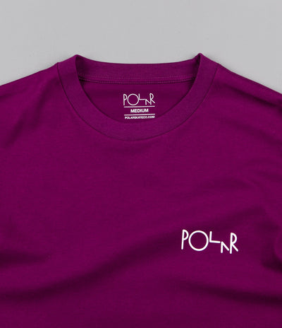 Polar Stroke Logo T-Shirt - Dark Prune