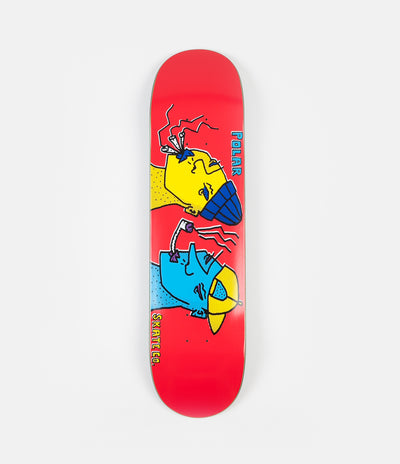 Polar Smoking Heads Team Deck - Red - 8"