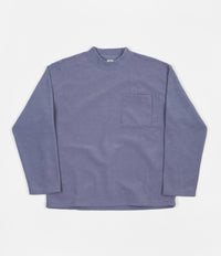 Polar Terry Pullover Long Sleeve T-Shirt - Sky Blue