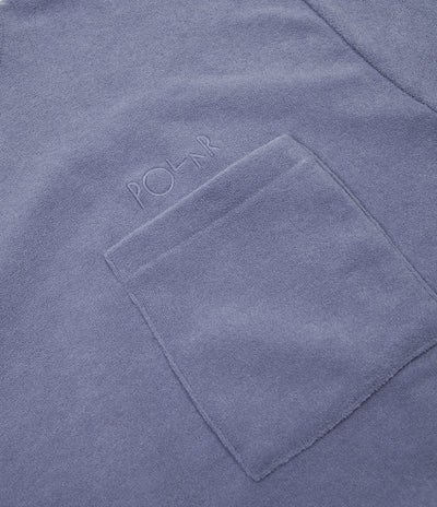 Polar Terry Pullover Long Sleeve T-Shirt - Sky Blue