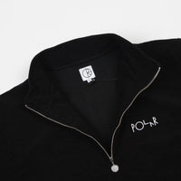 Polar Terry Zip Mockneck Sweatshirt - Black thumbnail