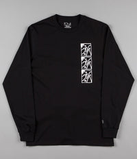 Polar Three Faces Long Sleeve T-Shirt - Black / White