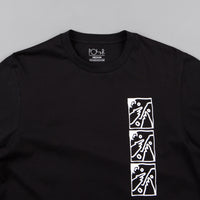 Polar Three Faces Long Sleeve T-Shirt - Black / White thumbnail