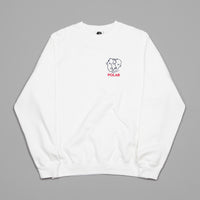 Polar Two Sided Crewneck Sweatshirt - White thumbnail