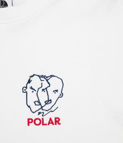 Polar Two Sided Crewneck Sweatshirt - White