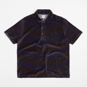 Polar Velour Polo Shirt - Wine | Flatspot