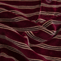 Polar Velour Polo Shirt - Wine | Flatspot