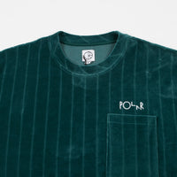 Polar Velour Pullover Sweatshirt - Dark Green thumbnail