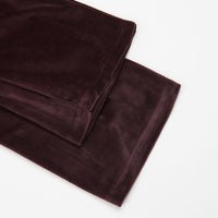 Polar Velour Track Pants - Bordeaux thumbnail