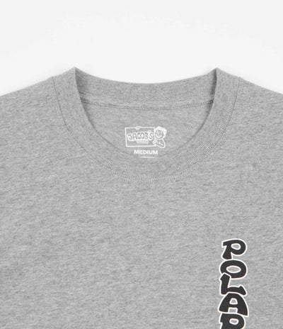 Polar Vertical Logo T-Shirt - Heather Grey