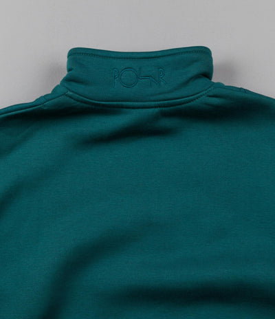 Polar Zip Neck Sweatshirt - Dark Teal