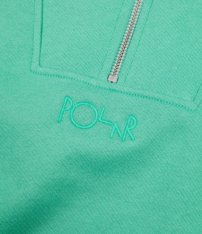 Polar Zip Neck Sweatshirt - Peppermint