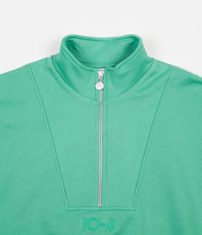 Polar Zip Neck Sweatshirt - Peppermint