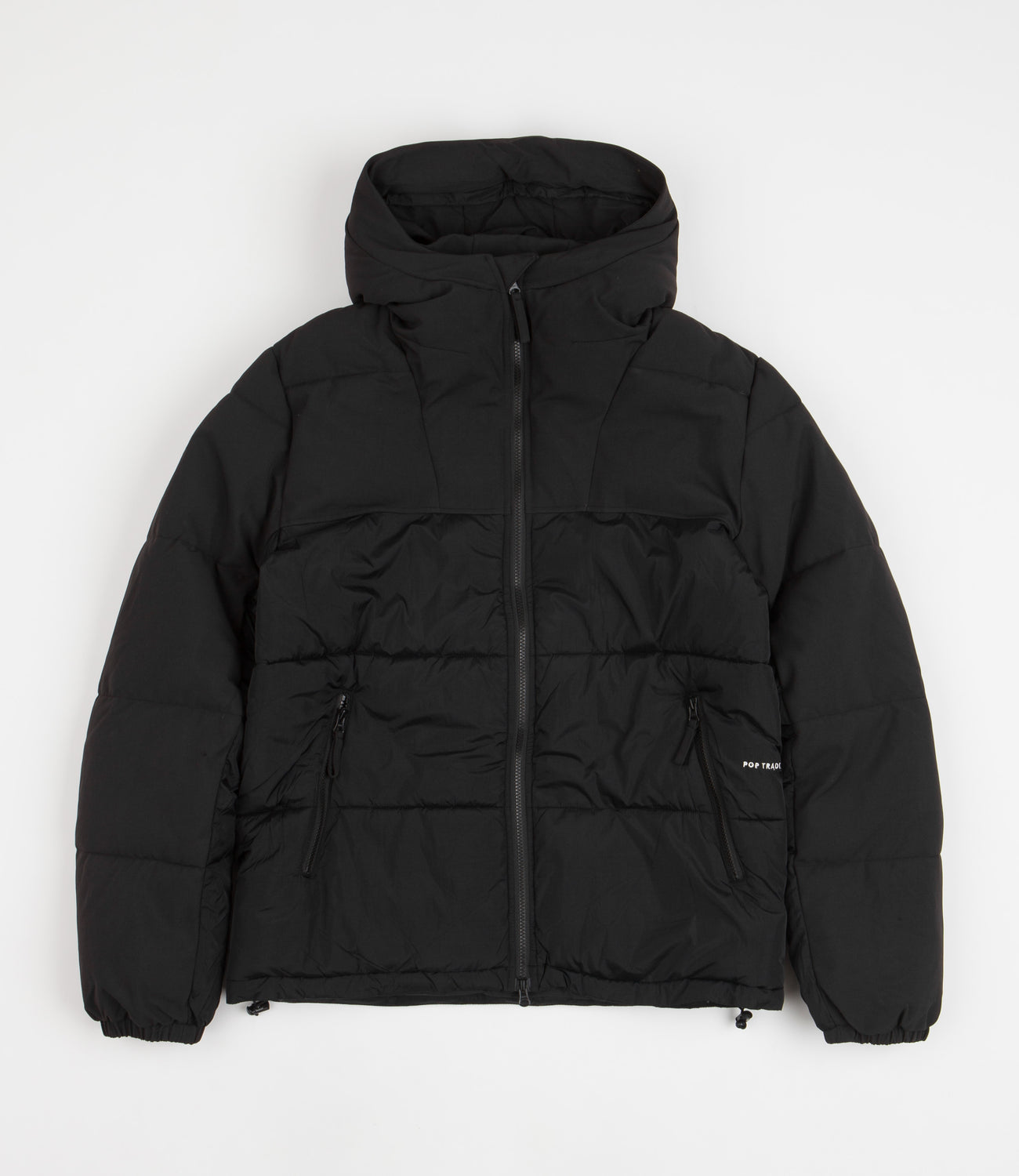 Pop Trading Company Alex Puffer Jacket - Black | Flatspot